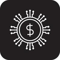 Fintech Fintech startup icons with black filled line style vector