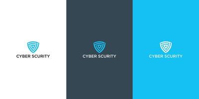 shield security logo design template vector