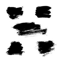 Vector grunge brush stroke,black paint  background for banner.