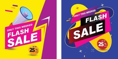 Big sale discount promotion banner template, Special offer discount on weekend promotion Banner.  super sale vector Poster template. Extra bonus during sale vector Design.