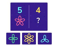 Educational logic game for kids. Development of logic iq. Visual intelligence, mind games. Geometric figure. Vector illustration.