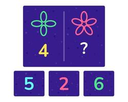 Educational logic game for kids. Development of logic iq. Visual intelligence, mind games. Geometric figure. Vector illustration.