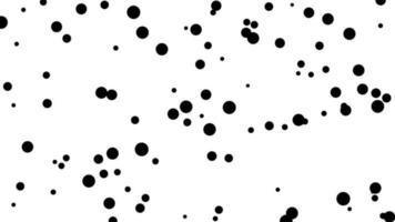 Perro dálmata puntos negros sobre fondo blanco. vector