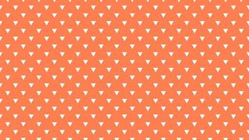 white color triangles over coral orange background vector