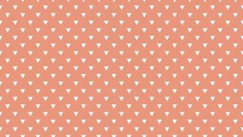white color triangles over dark salmon red background vector