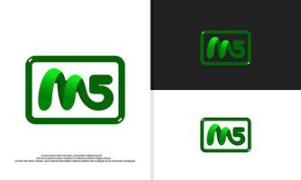 logo illustration vector graphic of M5