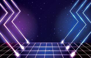 Blue and Purple Neon Light Background vector