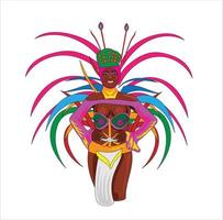 Antigua and Barbuda culture vector illustration
