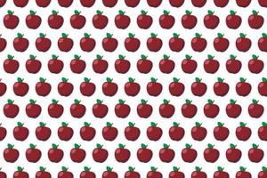 Apple fresh fruit seamless abstract pattern on white background vector design