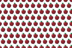 Apple fresh fruit seamless abstract pattern on white background vector design