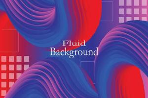 Red fluid Abstract  background. Modern poster with gradient 3d flow shape. Innovation background design for landing page. Vector