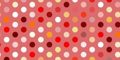 Light red vector layout with circle shapes.