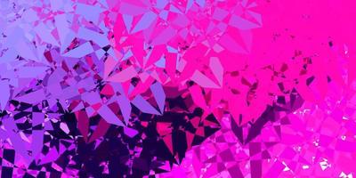 Dark Purple, Pink vector layout with triangle forms.