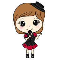 Singer Occupation Cartoon png