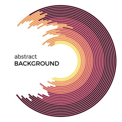 Abstract vector illustration depicting colored circles on a white background. Infographic background with place for your text.