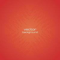 Abstract technological orange background with elements of the microchip. Circuit board background texture. Vector illustration.