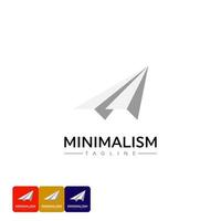 Minimalist logo vector design template in simple linear style - abstract emblem, unity and Trust, accessories and objects