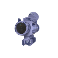 Rifle scope isolated on transparent png