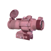 Rifle scope isolated on transparent png