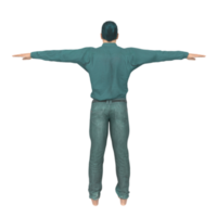 Man isolated on transparent png