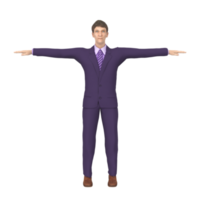 Business Man isolated on background png