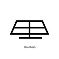 simple solar energy panel four cells icon vector isolated illustration