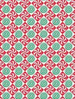 Seamless Pattern of Christmas Peppermint Candy - Christmas vector design