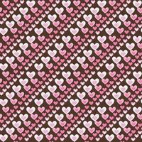 Seamless Pattern of Valentine's Day with Heart Background - Valentines' Vector Design