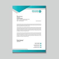 Letterhead Template Design vector