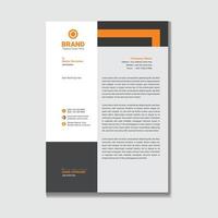 Letterhead Template Design vector