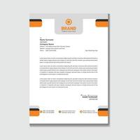 Letterhead Template Design vector