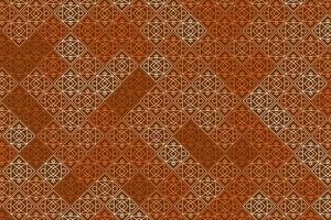 Pattern with geometric elements in orange tones. Abstract gradient background vector