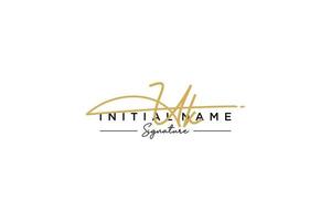 Initial UK signature logo template vector. Hand drawn Calligraphy lettering Vector illustration.