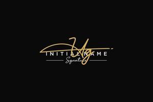 Initial UG signature logo template vector. Hand drawn Calligraphy lettering Vector illustration.