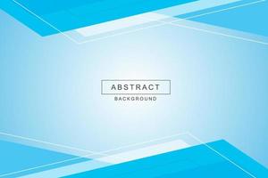 Modern blue abstract geometric background vector