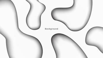 Liquid abstract element graphic gradient flat style. Design fluid vector monochrome illustration simple and minimal shape template for logo, presentation, ads, flyer, isolated on white background.