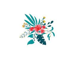 colorful flower bloom vector design