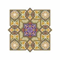 Baroque wallpapers. Seamless vector background of ornate decorative art deco style. Damascus