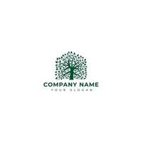 Tree house logo vector design template