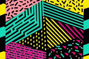 Abstract pattern flat background. Modern flat colorful design. Fit for background, banner, artwall, print, poster. Vector eps 10. Color harmony.