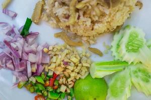 fried rice , crackling, Thai style food photo