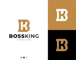 Letter BK or KB Logo vector