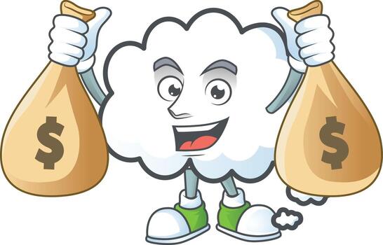 vector de burbuja de nube