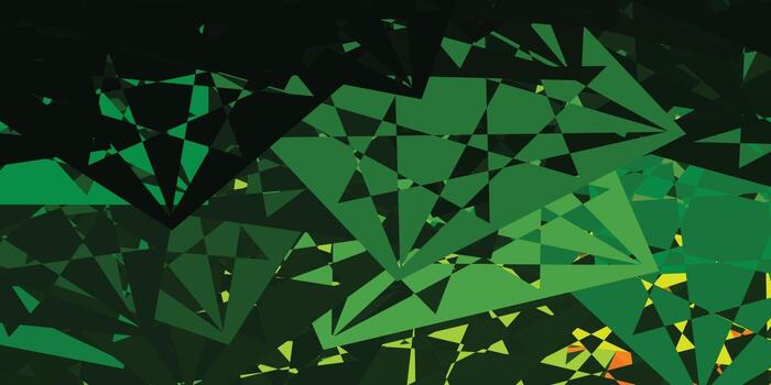 Light Green vector layout with triangle forms.