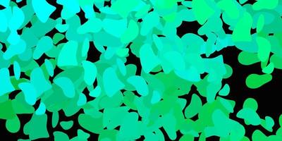 Light green vector template with abstract forms.