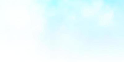 Light BLUE vector background with clouds.