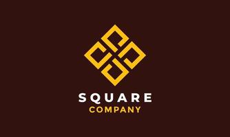 Logo vektor elegant square concept vector