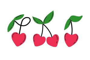 Cherry Heart Vector Art, Icons, and Graphics for Free Download