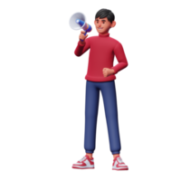 activité de travail des hommes, illustration 3d fond transparent png