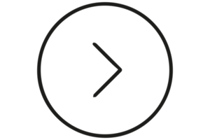 Right arrow icon png on Transparent Background